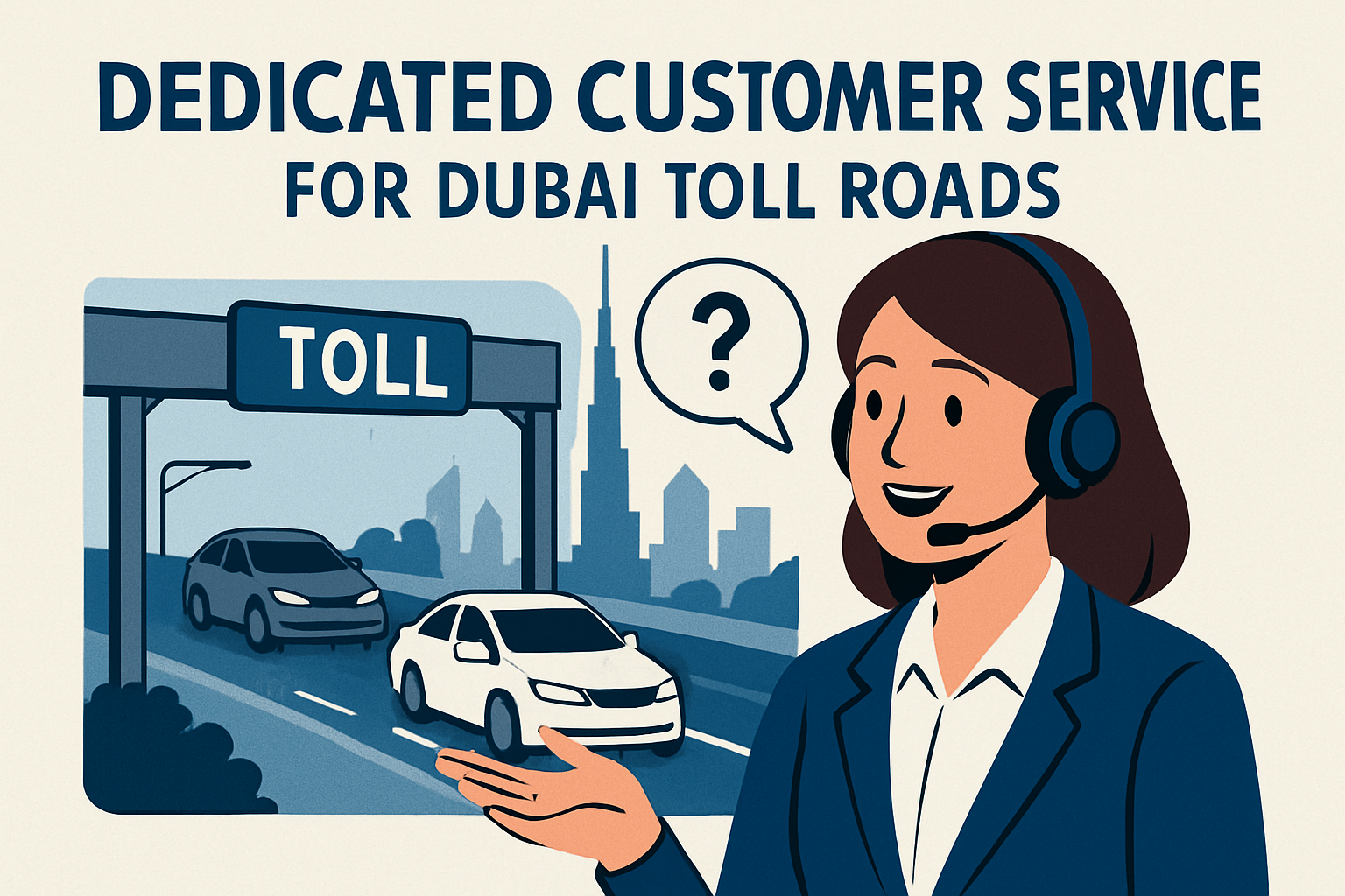 Dedicated Customer Service for Dubai Toll Roads